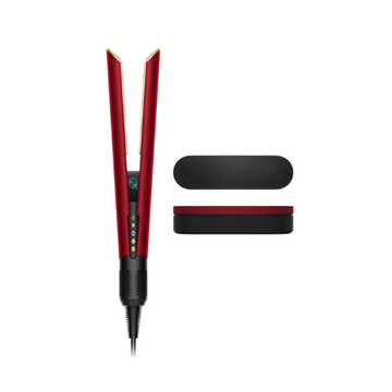 Dyson Airstrait straightener Red velvet and Gold
