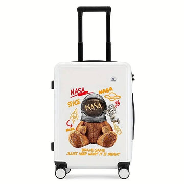 Trolley Suitcase with Customized Cartoon Pattern