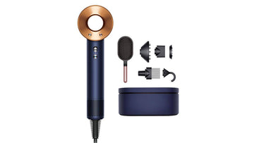Dyson Supersonic hair dryer Prussian blue and Rich copper