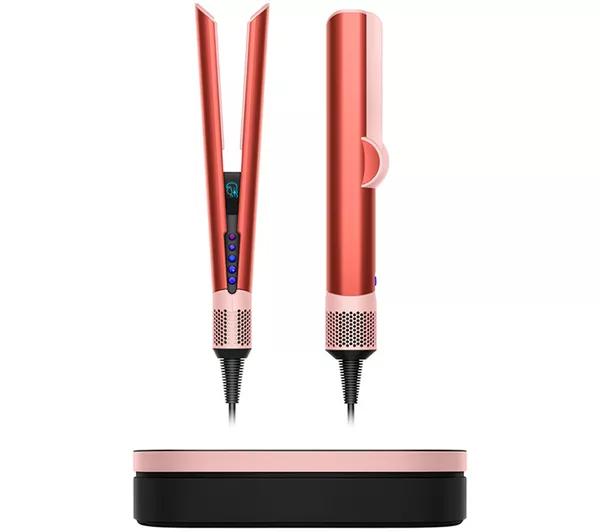 Dyson Airstrait straightener Strawberry Bronze and Blush Pink